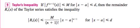 calculus - Taylor's Formula vs. Taylor's Inequality - Mathematics Stack Exchange