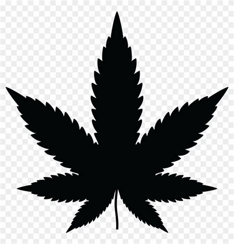 Info Marijuana Leaf Silhouette Clipart Free Downloads - Weed Leaf Silhouette - Free Transparent ...