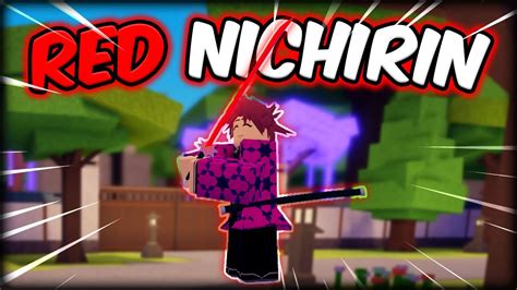 [CODE] Unlocking My RED NICHIRIN BLADE in WISTERIA... | Roblox Wisteria - YouTube