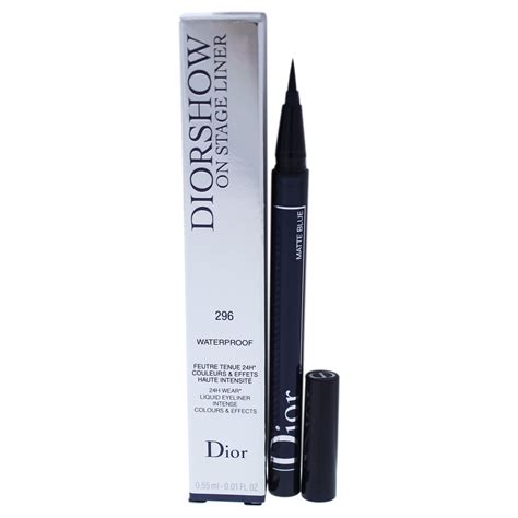 Dior - Diorshow On Stage Liquid Eyeliner - 296 Matte Blue by Christian ...