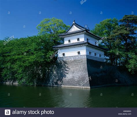 Shibata castle Shibata Niigata Japan Stock Photo, Royalty Free Image ...