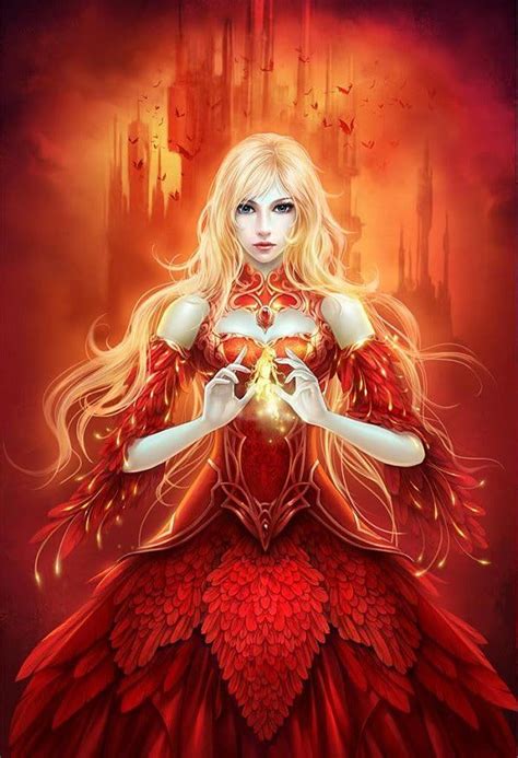 La fée du feu Fantasy Girl, 3d Fantasy, Fantasy Women, Dark Fantasy ...