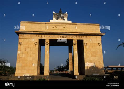 Independence Arch on Independence Square, Accra, Ghana Stock Photo - Alamy