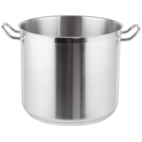 20 Qt. Heavy-Duty Stainless Steel Stock Pot with Cover