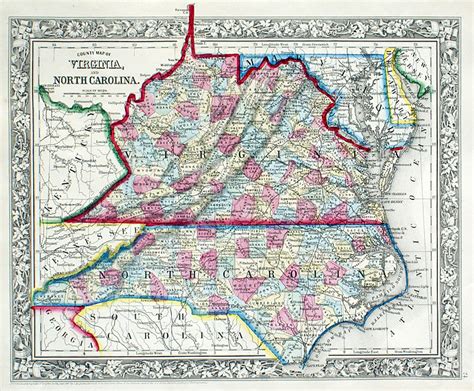 Nc And Va County Map - Get Latest Map Update