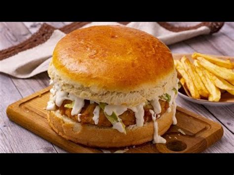 Giant chicken sandwich: you need to get your hands on this! - YouTube