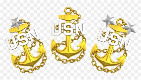 Navy Chief Anchor Set - Navy Chief Fouled Anchors Clipart (#2262130 ...