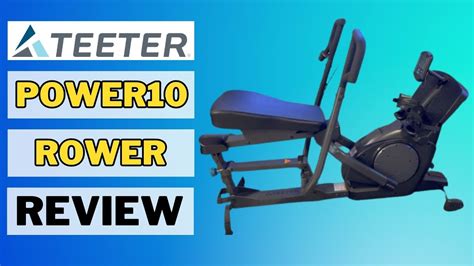 Teeter Power10 Elliptical Rower: Your Ultimate Machine for a Full-Body ...