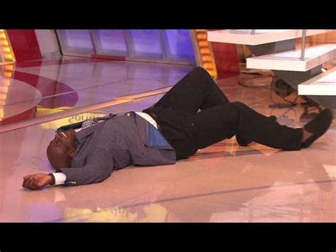 Shaq Takes A Big Fall On "Inside The NBA"