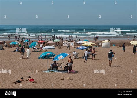 Atlantic Ocean beach at Ain Diab in Casablanca, Morocco Stock Photo - Alamy