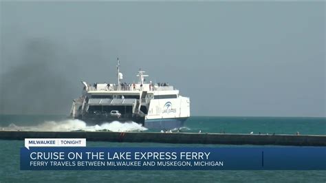 Express ferry offers cruise on the lake between Milwaukee, Michigan ...