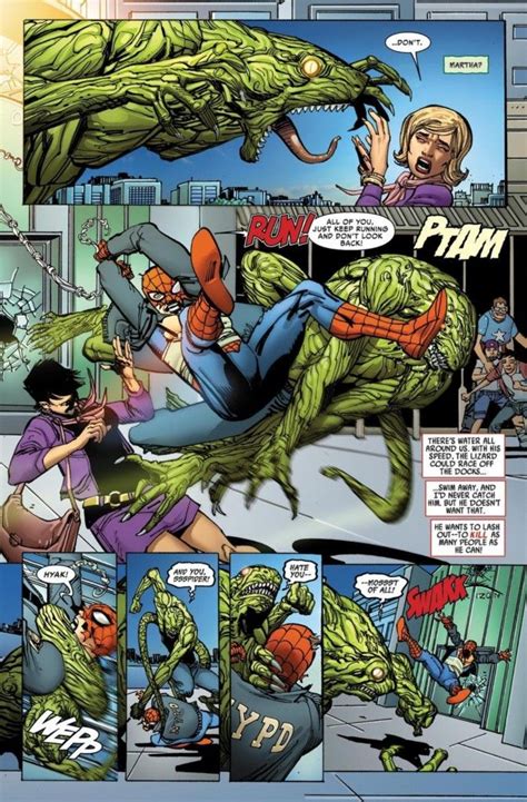 Spiderman Vs Lizard The Amazing Spider Man