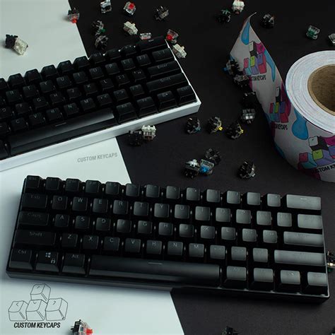 Black SA Profile Keycaps – Custom Keycaps UK