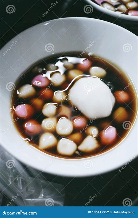 Tangyuan or tang yuan stock photo. Image of glutinous - 106417952