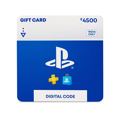 ₹4500 PlayStation PSN Store (Gift Card / Wallet Top-up) (Instant ...