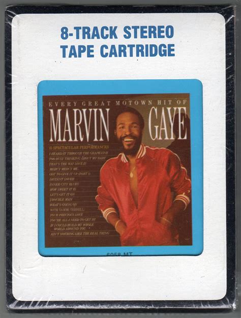 Marvin Gaye - Great Motown Hits 1983 CRC MOTOWN Sealed A52 8-track tape