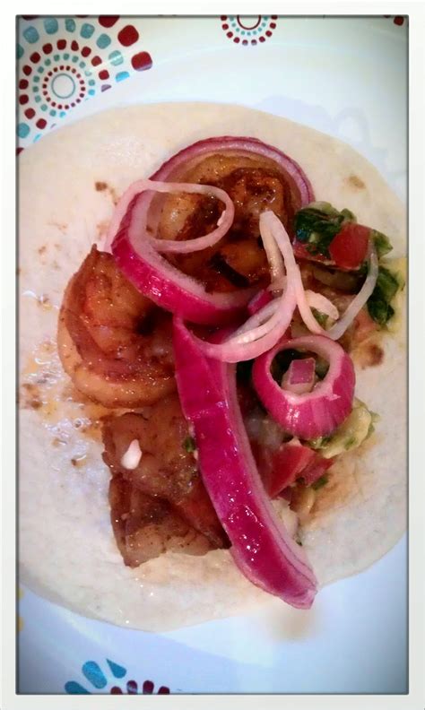 You Eat Like That Every Day?: Smoked Shrimp Tacos with Pickled Onions