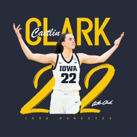 Caitlin Clark - Caitlin Clark Iowa Hawkeyes - T-Shirt | TeePublic