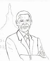Barack Obama Coloring Pages  Best For Kids sketch template