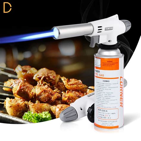 Doatry BBQ Guns Butane Gas Blow Torch Welding Gun Burner Kitchen Torch Flamethrower Soldering ...