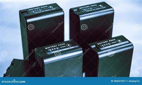 Lithium ion battery pack stock image. Image of electronics - 286641827