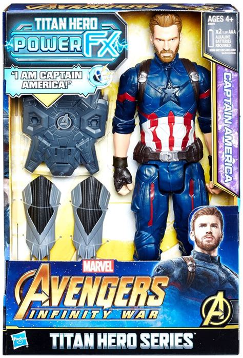 Marvel Avengers Infinity War Titan Hero Series Power FX Captain America ...