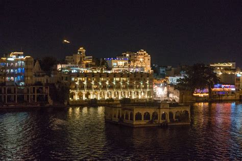 View of the Lake Pichola Hotel at night | From our rooftop d… | Flickr