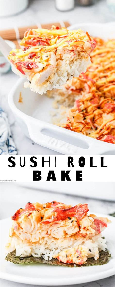 SUSHI BAKE RECIPE + WonkyWonderful