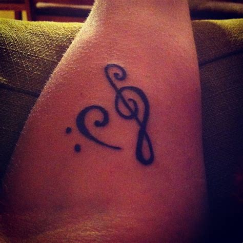 New tattoo! Treble clef and bass clef!! | Tattoos, New tattoos, Fish ...