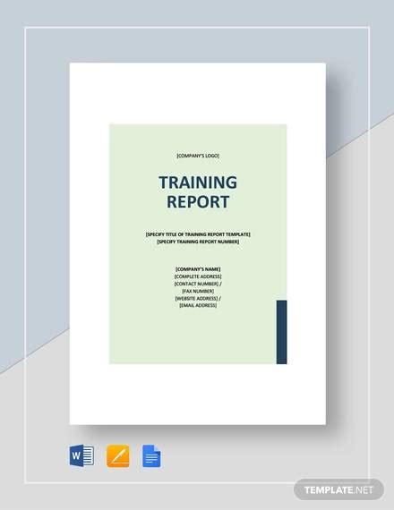 Industrial Training Report Sample Doc | Master of Template Document