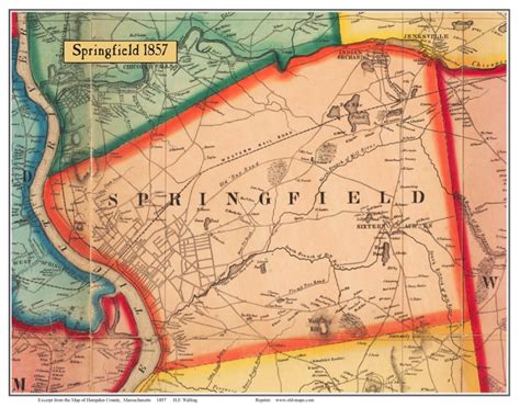 Pin by Clyde Miles on Style | Town map, Springfield massachusetts, Old town