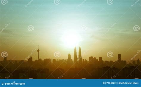 KL skyline stock photo. Image of lumpur, building, dawn - 27184922