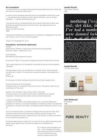 Tendencies de l'art contemporani, UB 2013 2014 | PDF