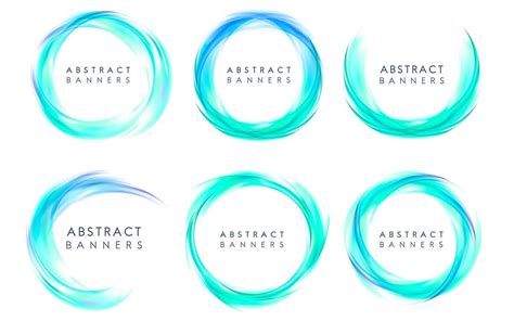 Abstract banner set in blue | Free Vector - rawpixel