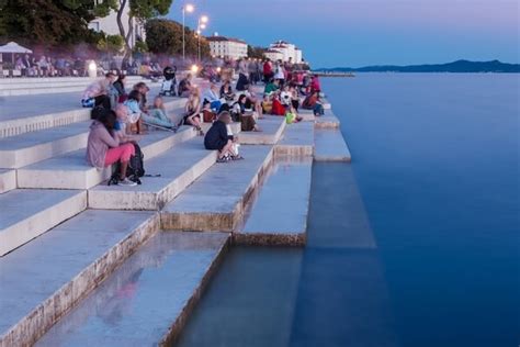 Zadar Sea Organ photo spot, Zadar