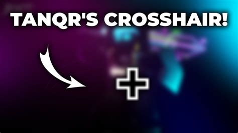 How To Get TanqR's NEW CROSSHAIR *black cursor* - YouTube