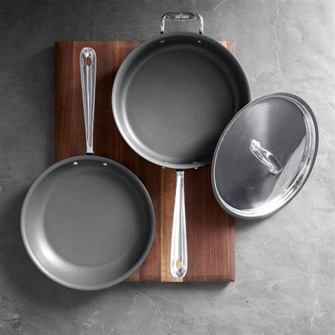 All-Clad NS1 Nonstick Induction 3-Piece Cookware Set | Williams Sonoma