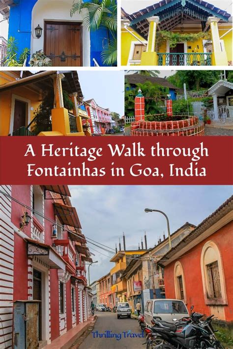 A Heritage Walk through Fontainhas in Panjim, Goa - Thrilling Travel