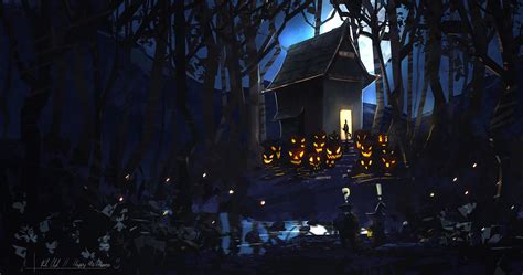 Halloween Town Wallpapers - Wallpaper Cave