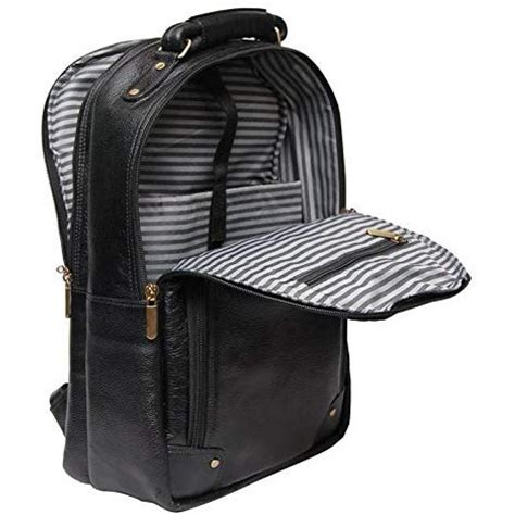 18 inch Leather Laptop Backpack - MZRLC092T