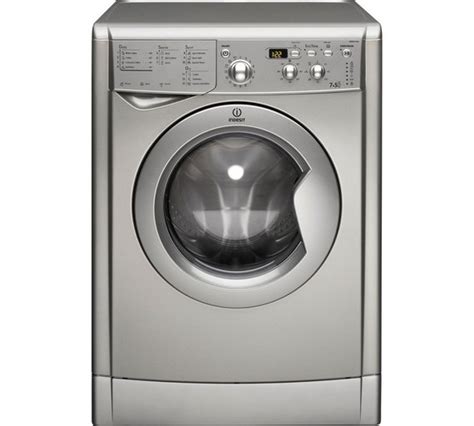 Buy Indesit Eco-Time IWDD7143S Freestanding Washer Dryer Silver at Argos.co.uk - Your Online ...