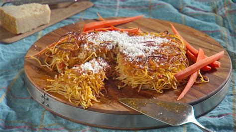 Fried Pasta Snack Recipe & Video | Martha Stewart