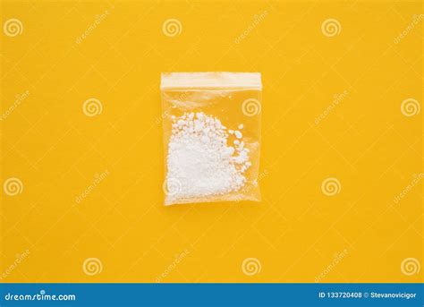 Cocaine Drug in Resealable Bag Stock Photo - Image of rehab, substance: 133720408