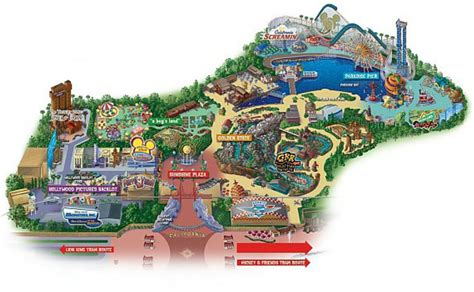 Maps Of Disneyland Resort In Anaheim, California - Southern California Amusement Parks Map ...