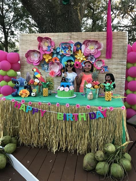 Pin by Adriana Torres on Lilo and Stitch Luau Party | Luau party ...