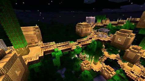 Minecraft - Jungle Tree Village - YouTube