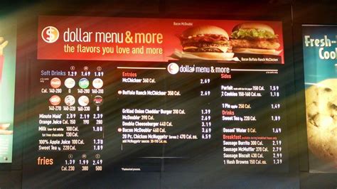 Every single item on this McDonald's "Dollar Menu & More" costs more than a dollar ...