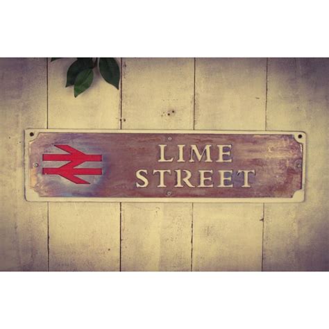 Train Station Signs | Retro sign, Train station, Station