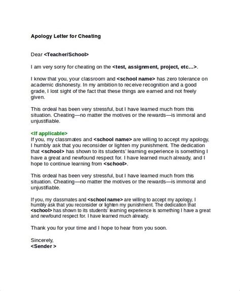 Apology Letter Templates | 15+ Free PDF & Word Samples | Letter ...