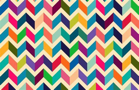 Multi-Colored Zig Zag Pattern Wallpaper Mural | Hovia | Zig zag pattern, Pattern wallpaper, Mural